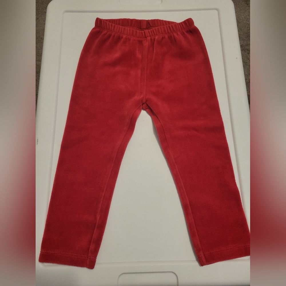 First Impressions Fuzzy Red Sweatpants